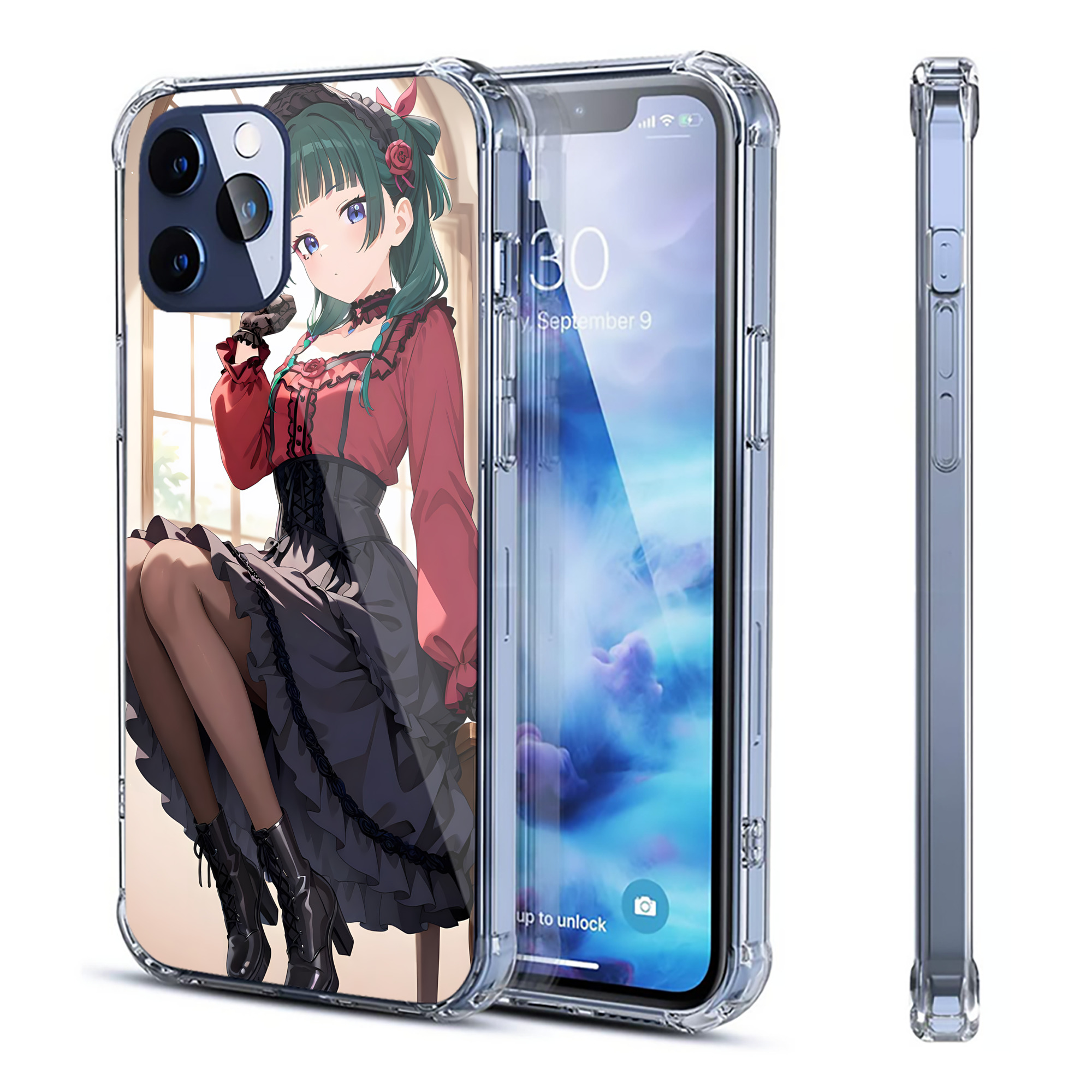 （画像用） 薬屋のひとりごと The Apothecary Diaries 【iPhone 12シリーズ対応】透明スマホケース（クリアソフトケース）